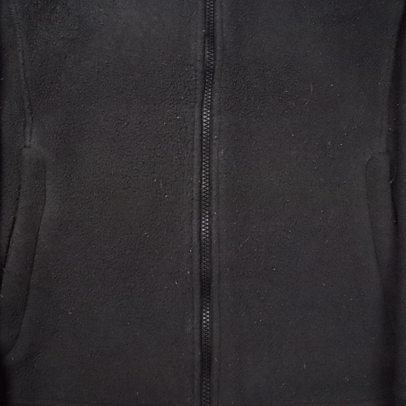 The North Face Womens Fleece Large Black Long Sleeve Full Zip Collared Jacket - Picture 10 of 11